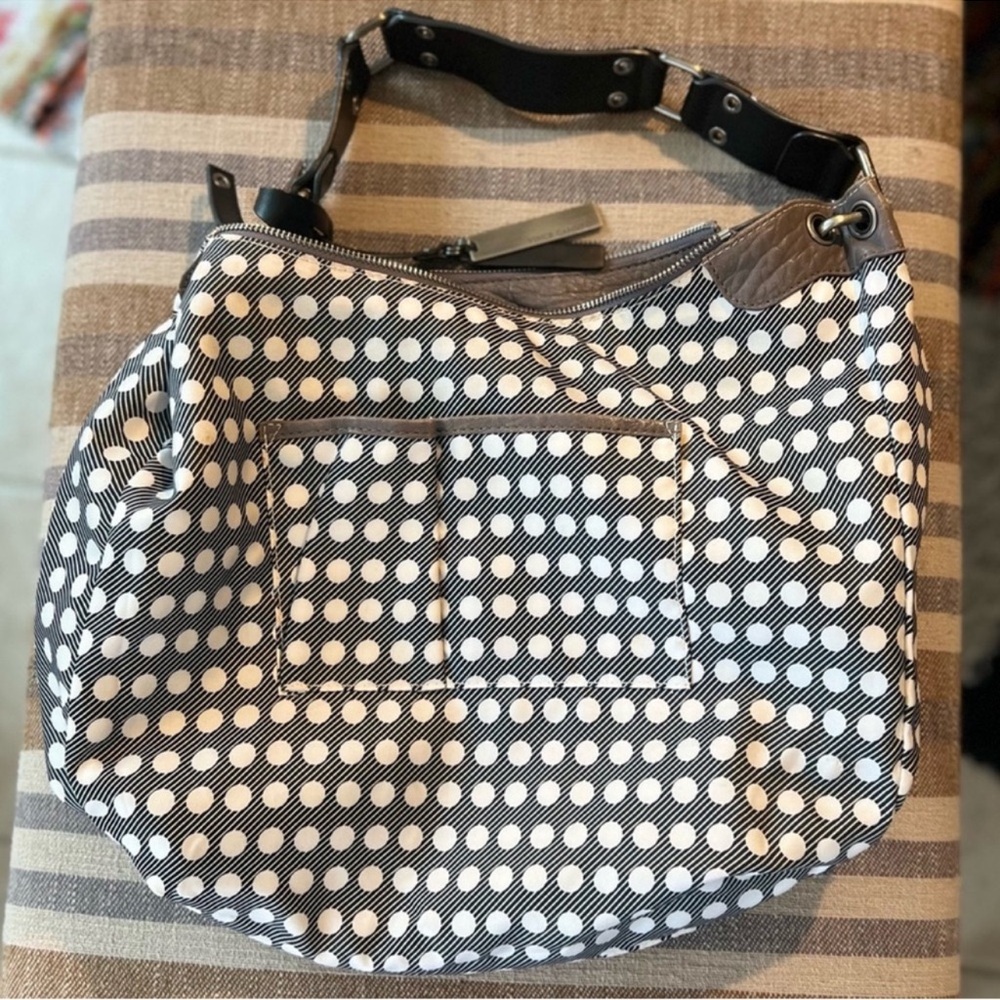 Vince Camuto bubble lamb skin genuine leather hobo purse shoulder bag - Picture 13 of 16